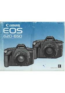 Canon EOS 650 manual. Camera Instructions.